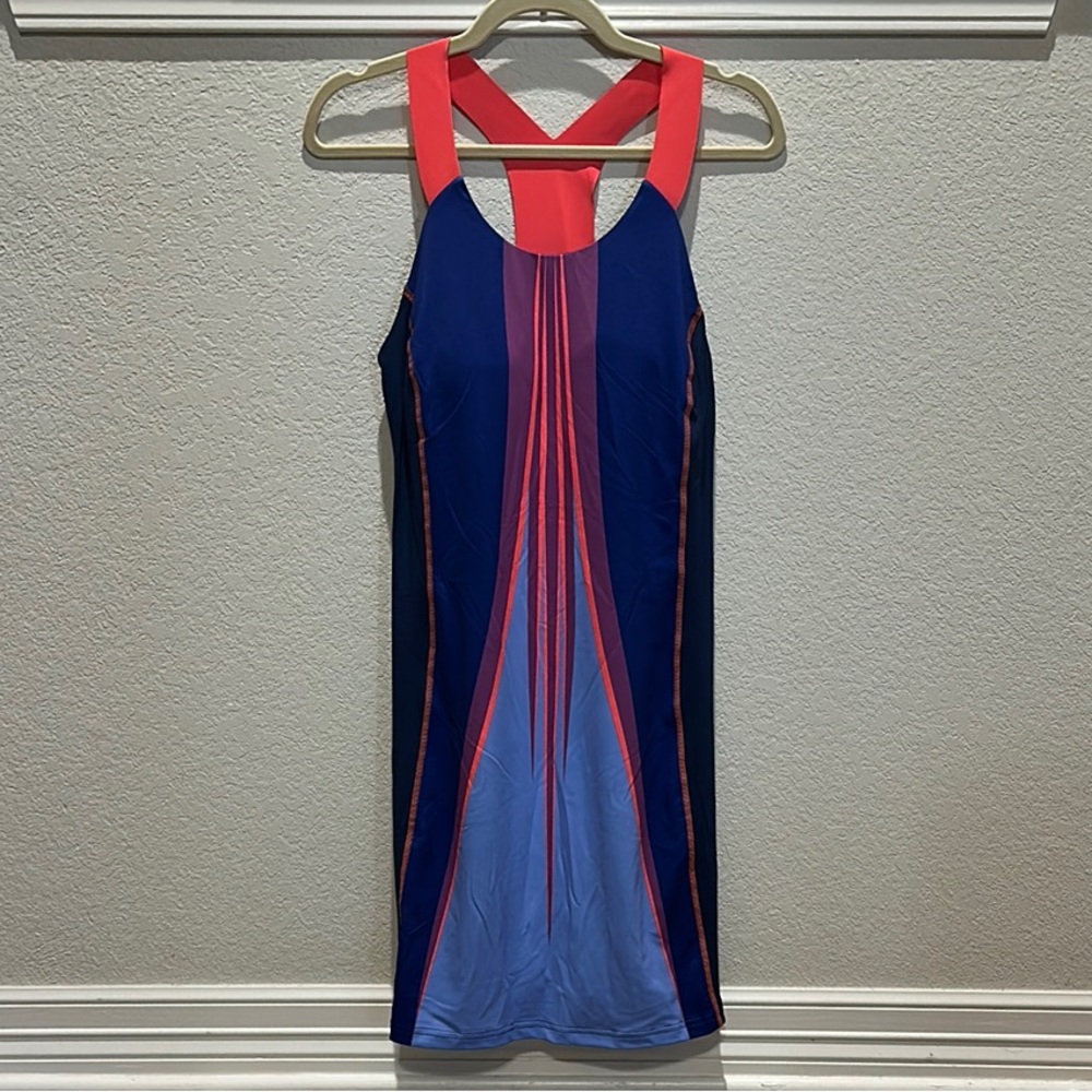Title nine Navy and Coral Athletic Mini Dress